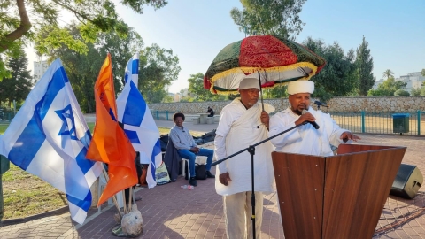 טקס זיכרון מכובד ומרשים נערך בלוד לזכר יהודי אתיופיה שנספו בדרכם לישראל - חדשות לוד ברמלוד נט